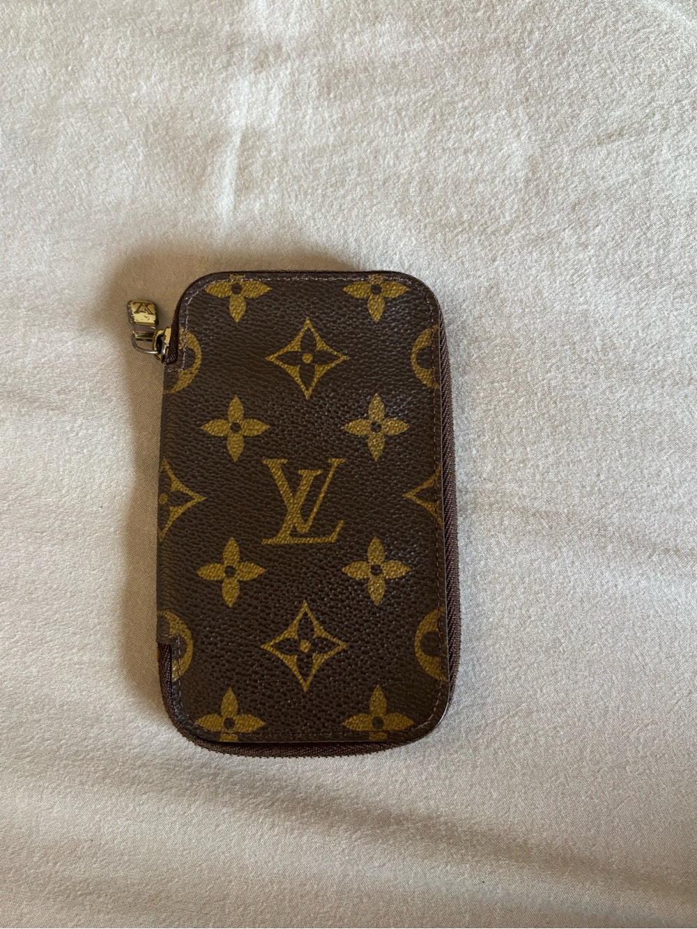 Louis Vuitton Monogram Canvas Zip Key Holder